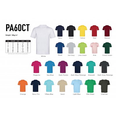 Cotton Round Neck_180g_PA60CT