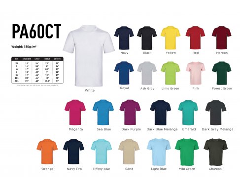 Cotton Round Neck_180g_PA60CT