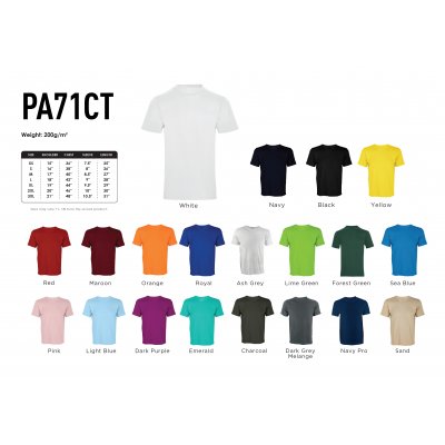 Cotton Round Neck_200g_PA71CT