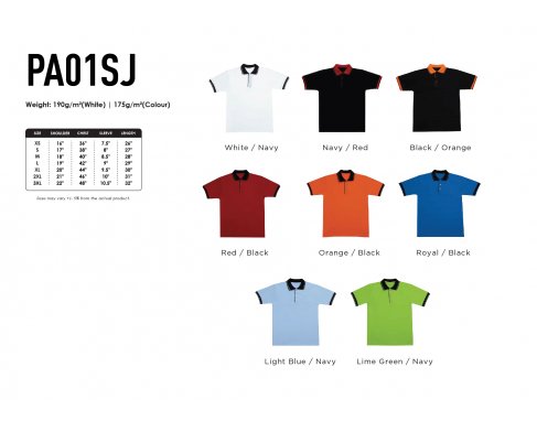 Cotton Single Jersey Polo_PA01SJ