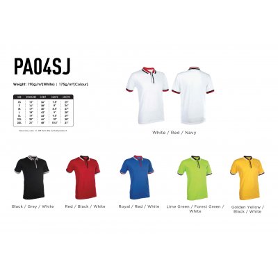 Single Jersey Short Sleeve Polo_PA04SJ