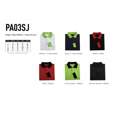 Cotton Single Jersey Polo Long Sleeve_PA03SJ