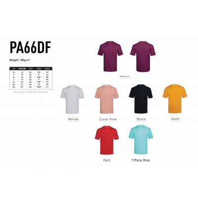 Drifit Round neck Antibacterial_Polyester_PA66DF