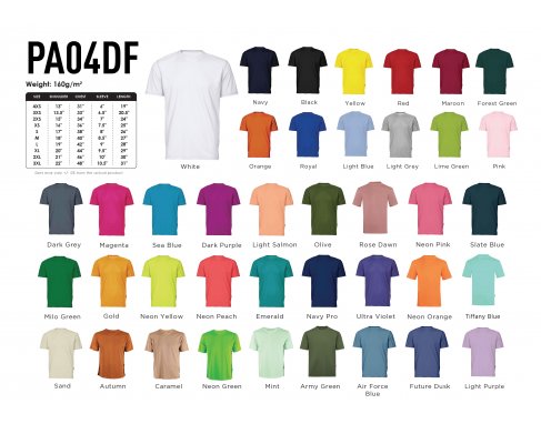 Dri Fit Round Neck Short Slevee T-Shirt _PA04DF