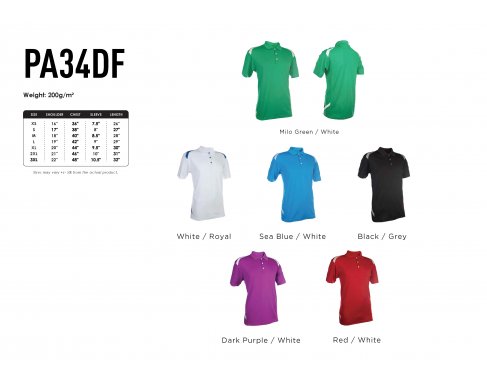 Dri Fit Short Sleeve Polo_PA34DF