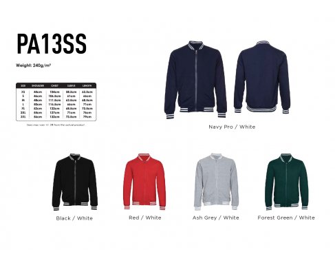 Jacket_Fleece Sweatshirt_240gsm PA13SS