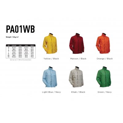 Jacket_Reversible Windbreaker_125gsm PA01WB
