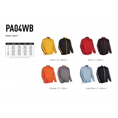 Jacket Reversible Windbreaker_125gsm PA04WB