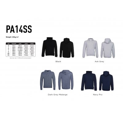 Jacket Hoodie Sweatshirt_ 250gsm PA14SS