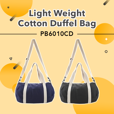 Light Weight Cotton Duffel Bag_PB6010CD