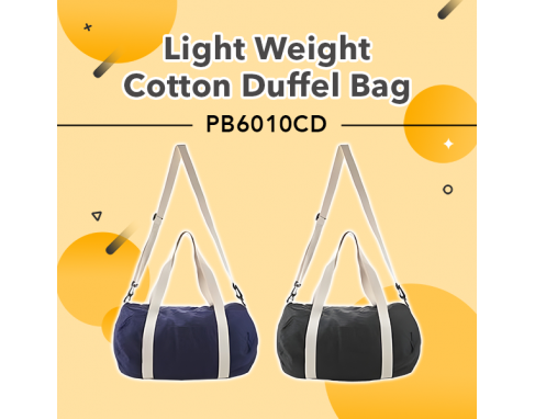 Light Weight Cotton Duffel Bag_PB6010CD