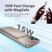 Electronic Metallic Casing Wireless Magnetic Power Bank PE7500