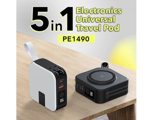 Electronics 5-in-1 Universal Travel Pod PE1490
