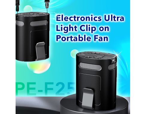 Electronics Ultra Light Clip on Portable Fan PE-F25