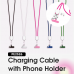 Electronic Charging Cable with Phone Holder PE2526