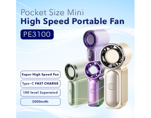 Pocket Size Mini High Speed Portable Fan_PE3100 Pocket Size Mini High Speed Portable Fan_PE3100