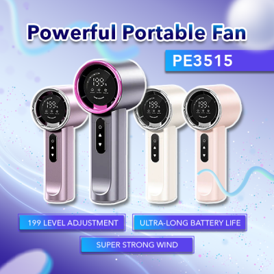Electronics Powerful Portable Fan_3000mAh PE3515