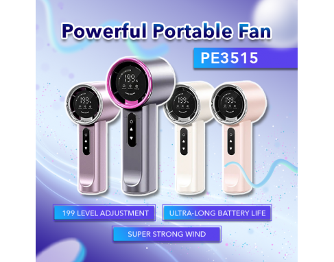 Electronics Powerful Portable Fan_3000mAh PE3515