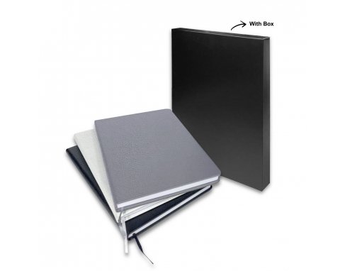 A5 PU Notebook with black box packaging (80 sheets) PS519PU