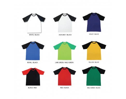 Cotton Round Neck Short Sleeve T-Shirt_PA55CT