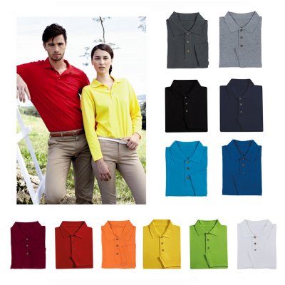 Honeycomb Long Sleeve Polo_PA09HC