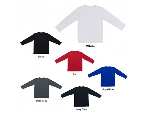 Dri Fit Round Neck Long Sleeve T-Shirt_PA54DF