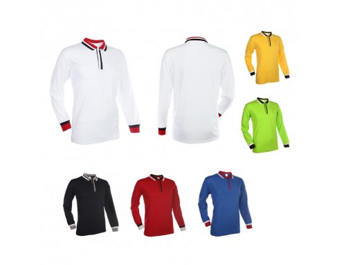 Single Jersey Long Sleeve Polo_PA05SJ