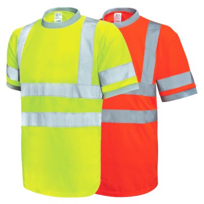 REFLECTIVE ROUND NECK SHORT SLEEVE T-SHIRT_PA750RF