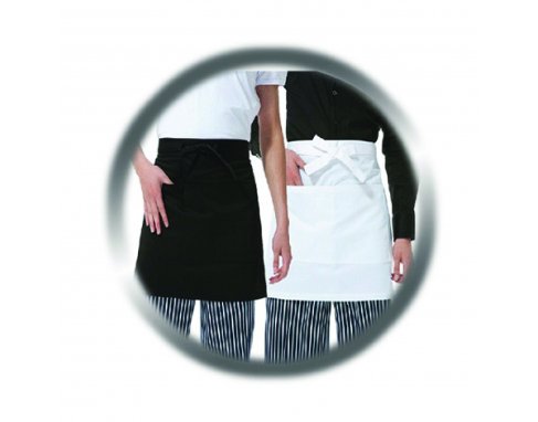 Waist apron with one pocket_Polyester Twill material PA70LX