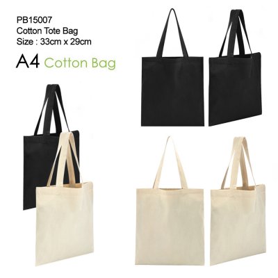 COTTON TOTE BAG A4 SIZE_PB15007