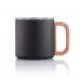 Stainless Steel Mug with Beech Wood Handle PD1095SS