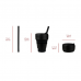 Drinkware Food Grade Silicon Collapsible Cup with Straw PD1090CC