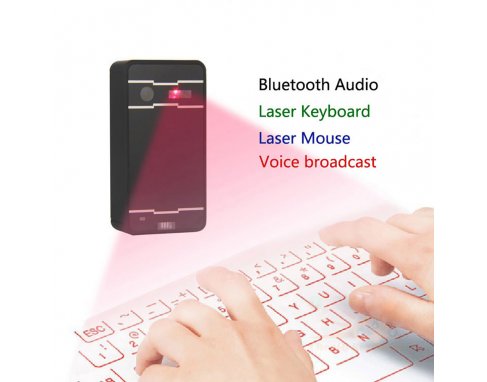VIRTUAL LASER KEYBOARD WITH MOUSE AND SPEAKER