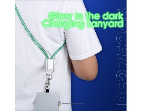 Glow In The Dark Charging Lanyard PE275065