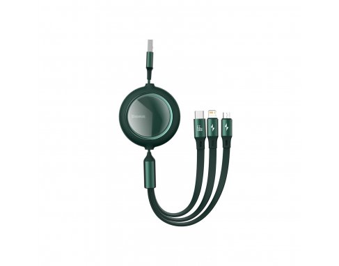 Baseus Bright Mirror 3-in-1 Retractable Data Cable（100W)