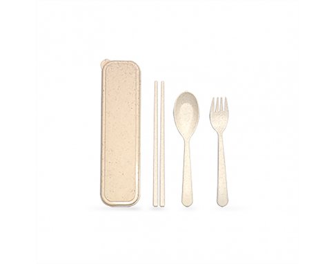 WHEAT STRAW CUTLERY SET_PH1001