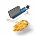 Household 3-in-1 Stainless Steel Cutlery Set With Phone Holder