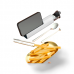 Household 3-in-1 Stainless Steel Cutlery Set With Phone Holder
