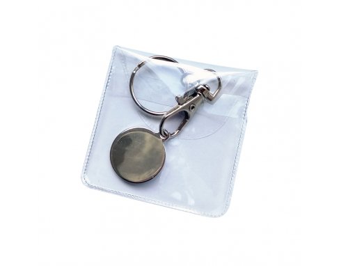 Trolley Coin Keychain