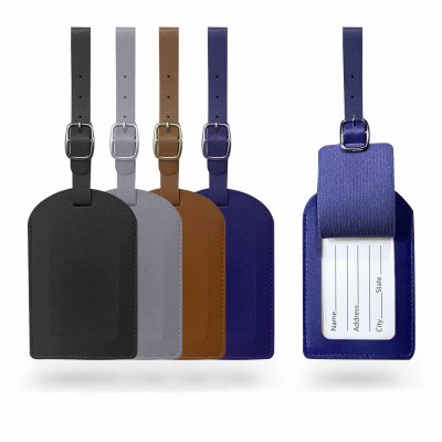 Leather Luggage tag PU510LT