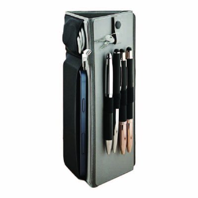 PU Leather Desk Organizer with Phone Holder PU7250