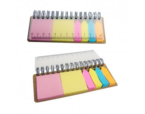 POST IT PAD WITH RULER ECO_PS205