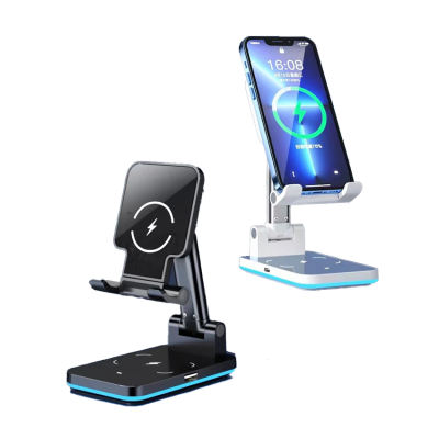 Portable Phone Stand with 15W Wireless Charging Function PE5400