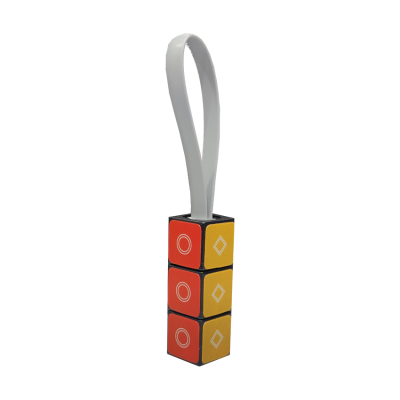 Rubik cube charging cable